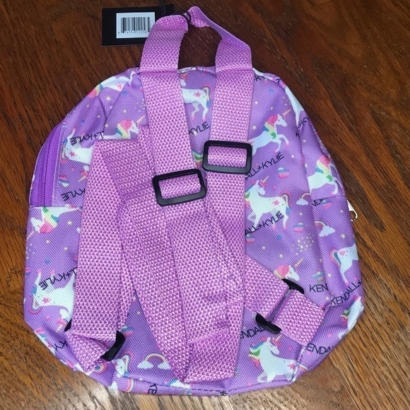 Kendal & Kylie Purple Unicorn Mini‎ Backpack. NWT - Picture 2 of 4
